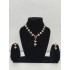 Royal Red Green Stone Jewellery Set