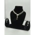 Elegant Floral Leaf Crystal Necklace Set