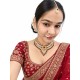 Traditional Kundan Bridal Choker Necklace Se