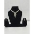 Leaf Design Crystal Necklace & Earrings