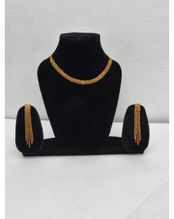 Classic Gold Beaded Jewellery Set