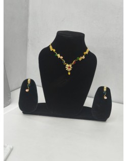Multicolor Stone Necklace Set